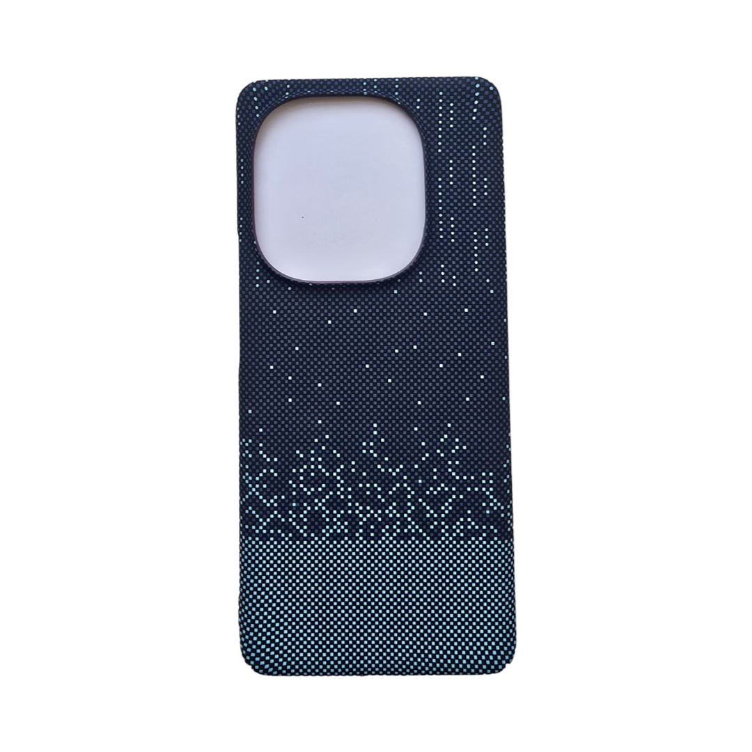 Ultra-thin Kevlar Pattern design case for iqoo Z9s  - Blue Sparkle Dots