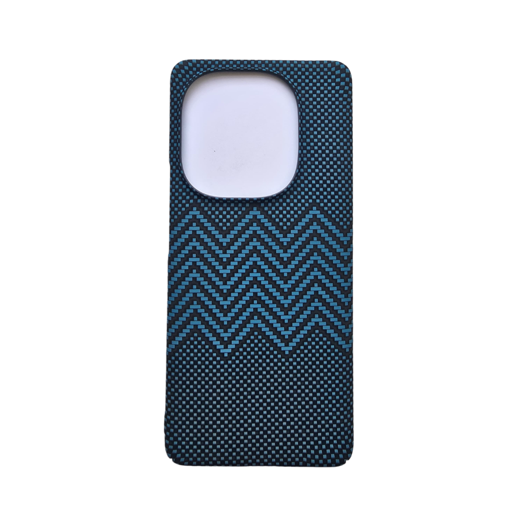 Ultra-thin Kevlar Pattern design case for iqoo Z9s  - Blue Waves