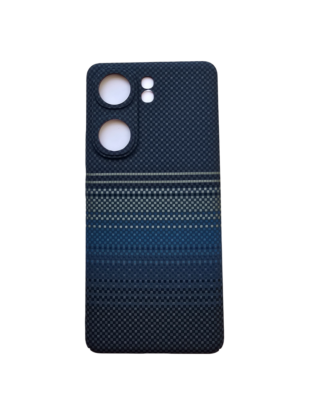 Ultra-thin Kevlar Pattern design case for iqoo Z9 Pro  - Blue