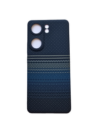 Ultra-thin Kevlar Pattern design case for iqoo Z9 Pro  - Blue