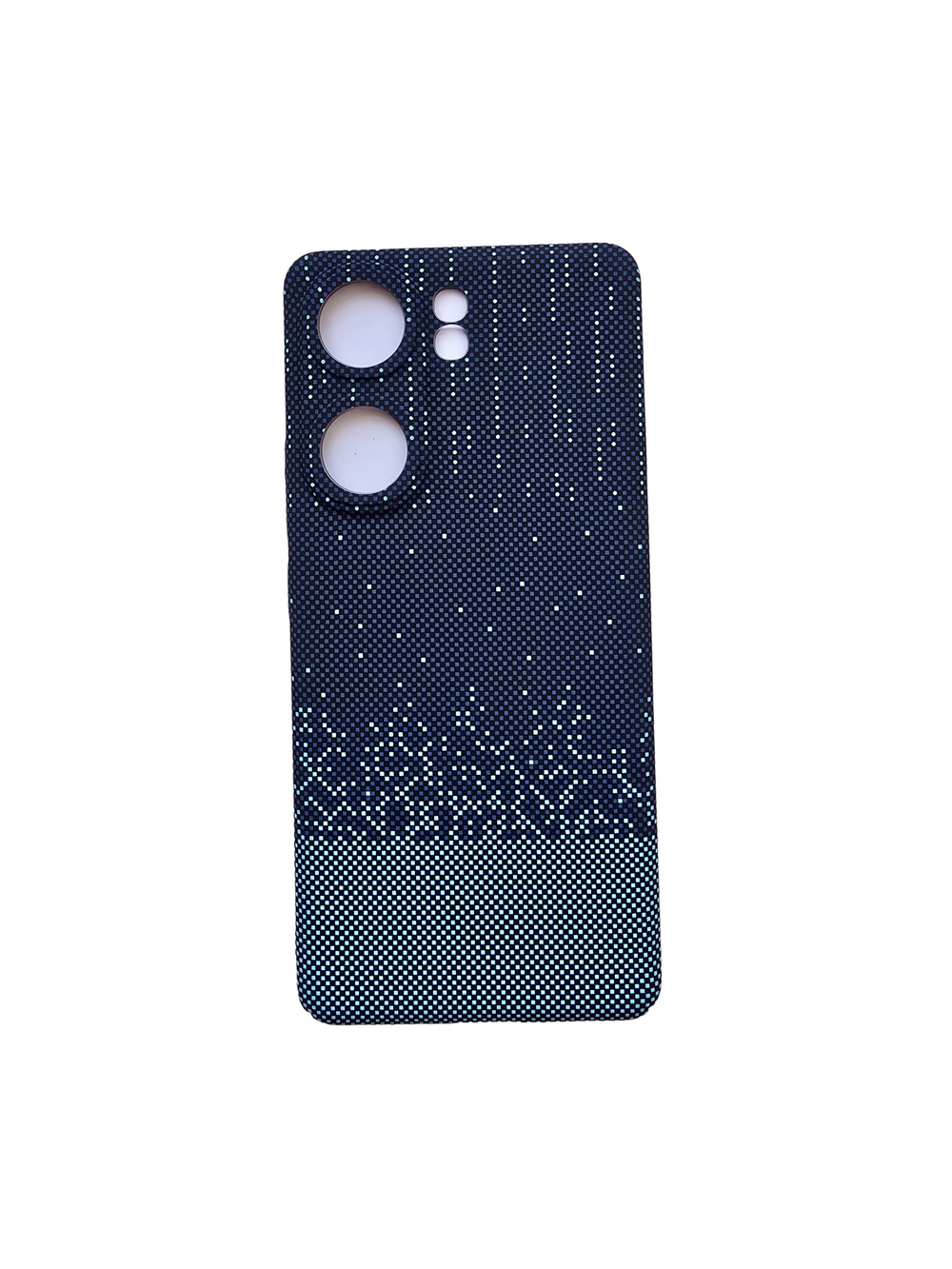 Ultra-thin Kevlar Pattern design case for iqoo Z9 Pro  - Blue Sparkle Dots