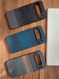 Ultra-thin Kevlar Pattern design case for Google Pixel 9 Pro XL - Grey