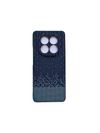 Ultra-thin Kevlar Pattern design case for Redmi Note 14 Pro+ - Blue Sparkle Dots