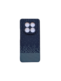 Ultra-thin Kevlar Pattern design case for Redmi Note 14 Pro+ - Blue Sparkle Dots
