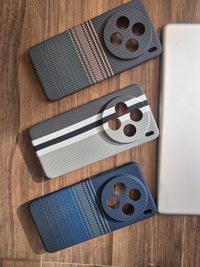 Ultra-thin Kevlar Pattern design case for Vivo X200 - Blue Waves