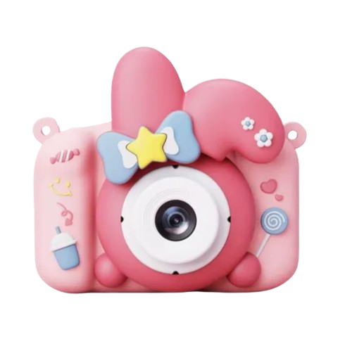 Small Rabbit Silicone Kids Camera - Pink