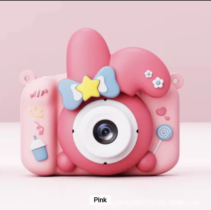 Small Rabbit Silicone Kids Camera - Pink
