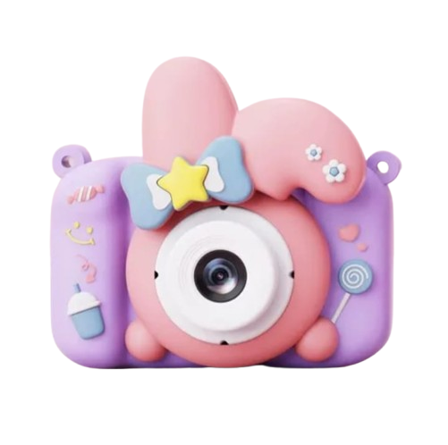 Small Rabbit Silicone Kids Camera - Purple