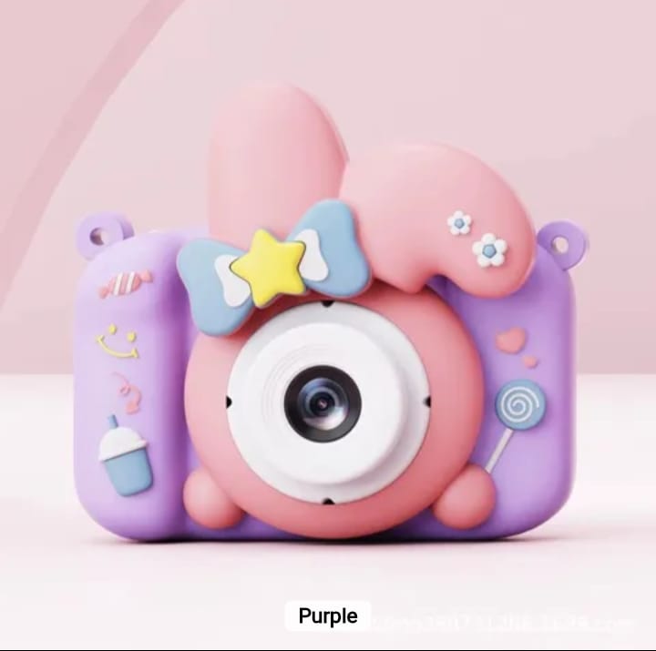 Small Rabbit Silicone Kids Camera - Purple