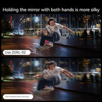 ZGRL02 Handheld Led Video Ring Light Fill Light Smartphone Camera Cage Rig Bi-color 2500-8500K CRI+95 Video Light