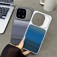 Black Carbon fiber pattern Matte Hard PC case for iQOO 15