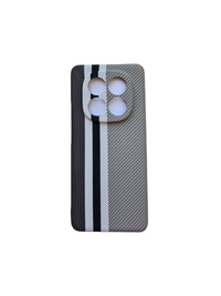 Ultra-thin Kevlar Pattern design case for Redmi Note 14 Pro+ -Grey Line