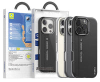 Grey Blueo PU Leather Phone Case with Magnetic for iPhone 16 Promax
