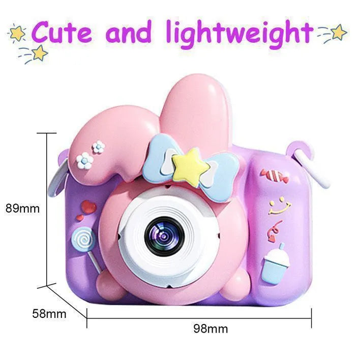 Small Rabbit Silicone Kids Camera - Purple