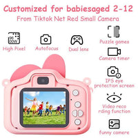Small Rabbit Silicone Kids Camera - Pink