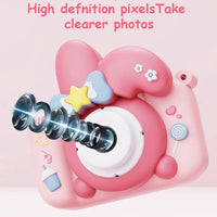 Small Rabbit Silicone Kids Camera - Pink