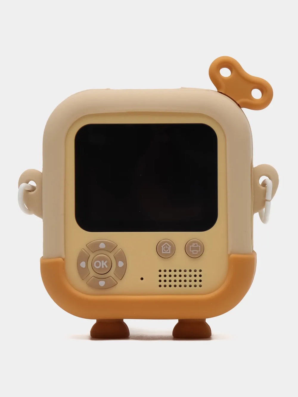 Instant Print Camera for Kids,48MP Bear Digital Camera (Brown)