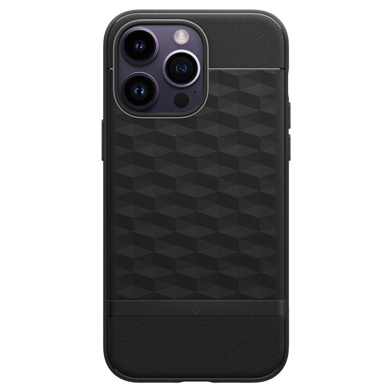 Black Caseology Parallax MagFit Case for iPhone 13/14/15 Series