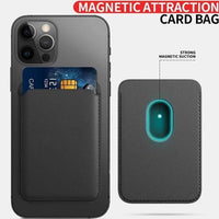 Xundd Magnetic Leather card holder wallet case Magsafe for Apple Phones