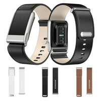 Whoop 5.0(One /Peak)- Leather Adjustable Replacement Band - White (Strap only)