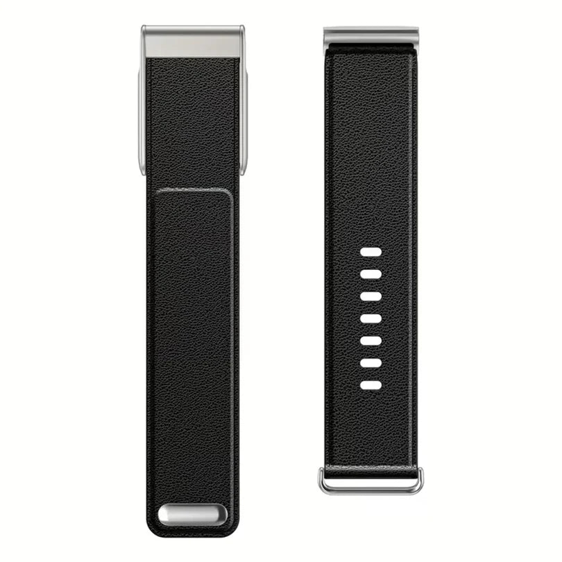 Whoop 5.0(One /Peak)- Leather Adjustable Replacement Band - Black (Strap only)