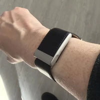 Whoop 5.0(One /Peak)- Leather Adjustable Replacement Band - Black (Strap only)