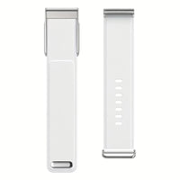 Whoop 5.0(One /Peak)- Leather Adjustable Replacement Band - White (Strap only)