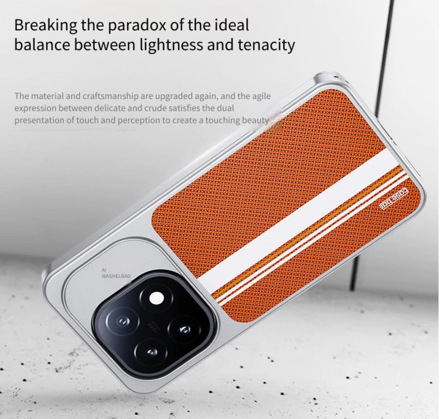 White with Black lines Carbon fiber pattern Matte Hard PC case for iQOO 15