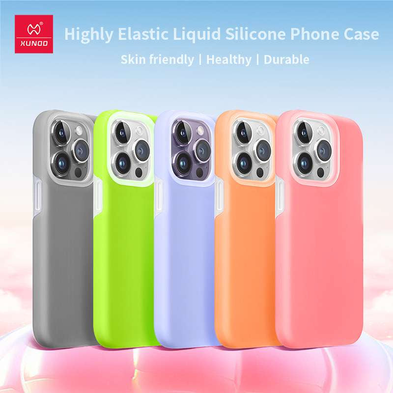 Xundd Jelly Series Case for iPhone 15 Promax - Grey