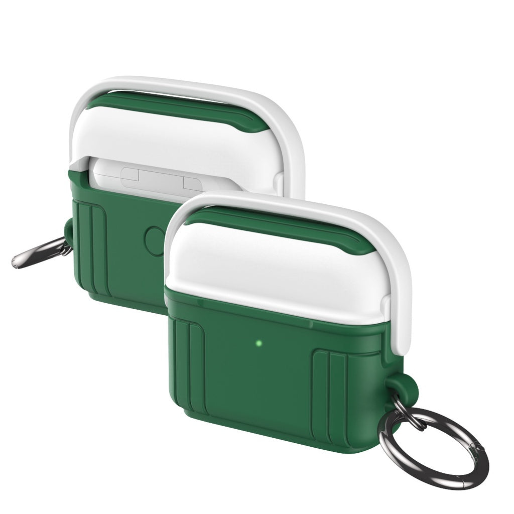 Secure Lock, Shock-Absorbing Switch Protective Case for Airpod Pro 2 - Green