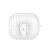 White Shockproof Armor Lock Case for Galaxy Buds3/3 Pro