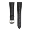 20 MM Black Handmade Genuine Leather Straps for Android Smartwatches