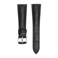 20 MM Black Handmade Genuine Leather Straps for Android Smartwatches