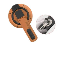 Orange - 360° Magnetic Rotating Phone Holder – Double-Sided Magnetic Desktop Stand
