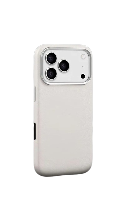 Xlevel Light Grey Leather Case with Magsafe for iPhone 17 Pro