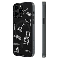 Youngkit Black Plaything Magsafe Case for iPhone 14 Pro