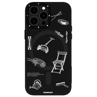 Youngkit Black Plaything Magsafe Case for iPhone 14 Pro