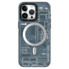 Youngkit Grey Futuristic case for iPhone 15