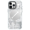 Youngkit White Futuristic case for iPhone 15