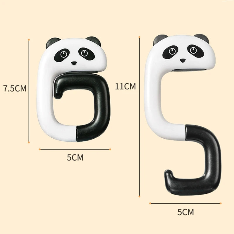 Cartoon Cute Portable Folding Bag Hook - Pack of 4