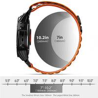 20 MM Pink Alpine loop Bands Compatible with Android Smartwatches