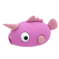 Dark Pink Color Fish Cable Bite Protectors for all cables