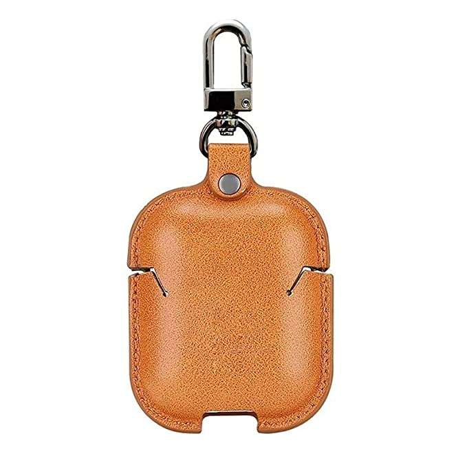 Light Brown Leather Cover Compatible with Boat Airdopes 131/138