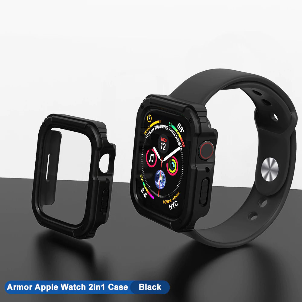 41MM Black Rugged Bumper case for Apple Watch - Lito Brand