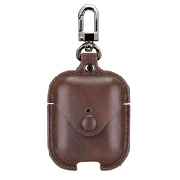 Tan Brown Leather Cover Compatible with Boat Airdopes 131/138