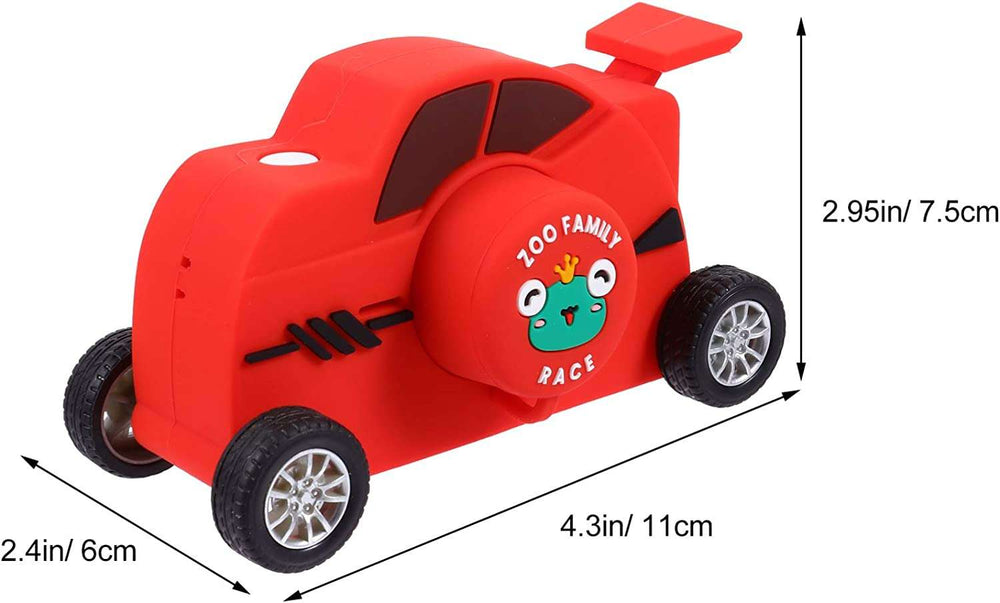 Red Cartoon Car Vehicle Shaped Digital Kids Camera