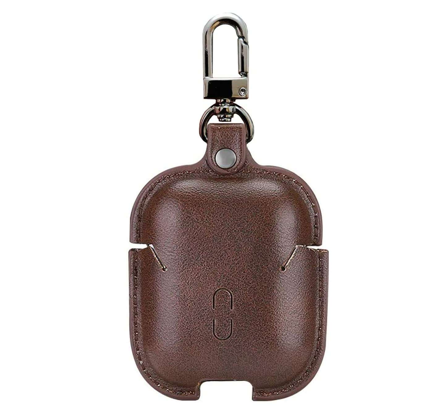 Tan Brown Leather Cover Compatible with Boat Airdopes 131/138