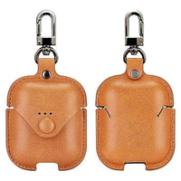 Light Brown Leather Cover Compatible with Boat Airdopes 131/138