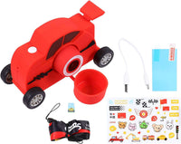 Red Cartoon Car Vehicle Shaped Digital Kids Camera