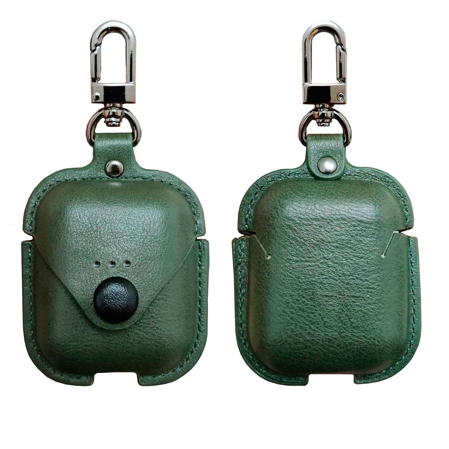 Green Leather Cover Compatible with Boat Airdopes 131/138